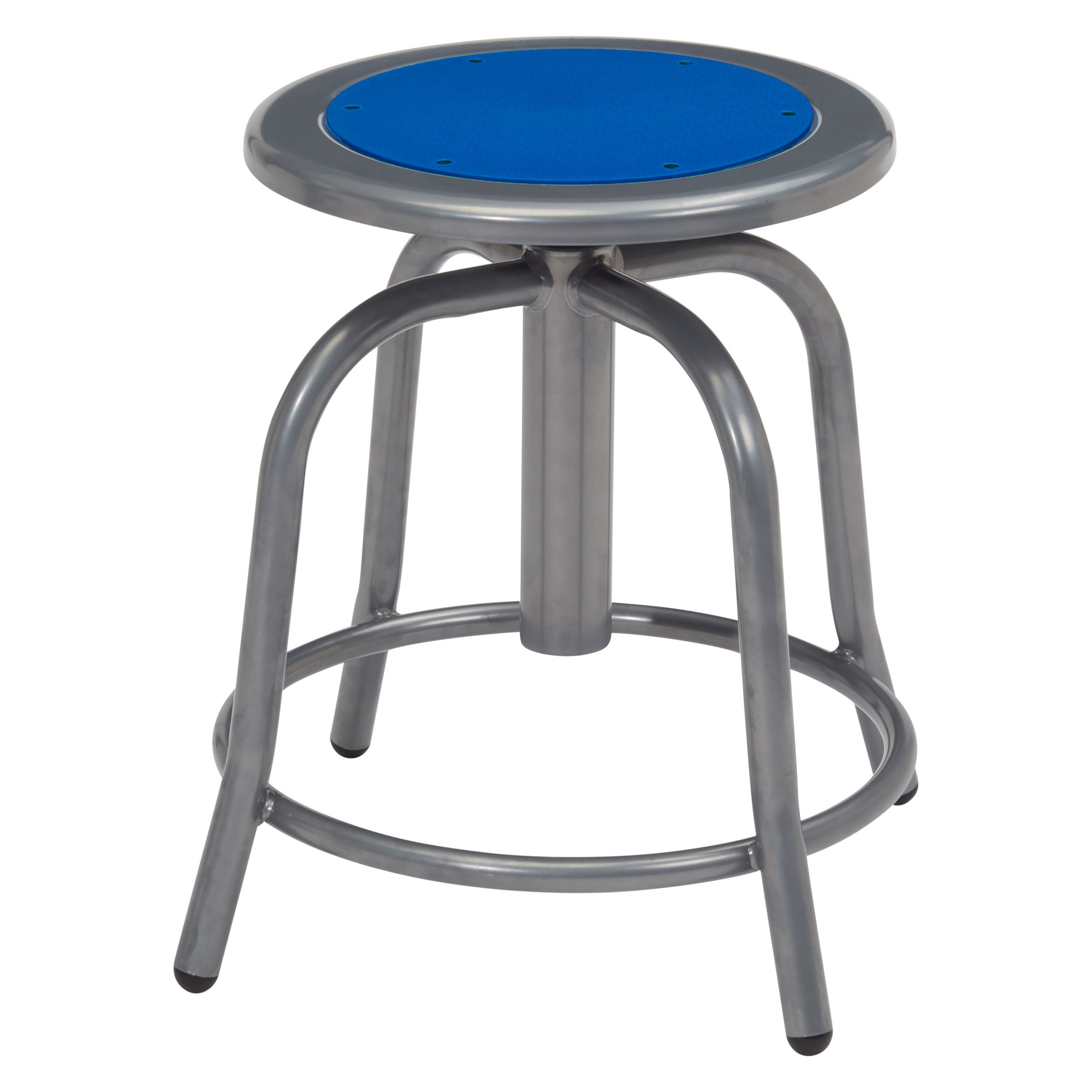 National Public Seating, 18” - 24” Height Adjust Swivel Stool, Primary Color Blue, Included (qty.) 1, Seating Type Office Stool, Model# 6825-02